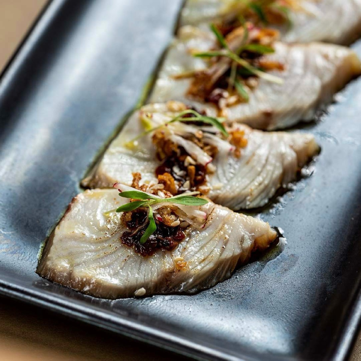 Japanese Hamachi Sashimi