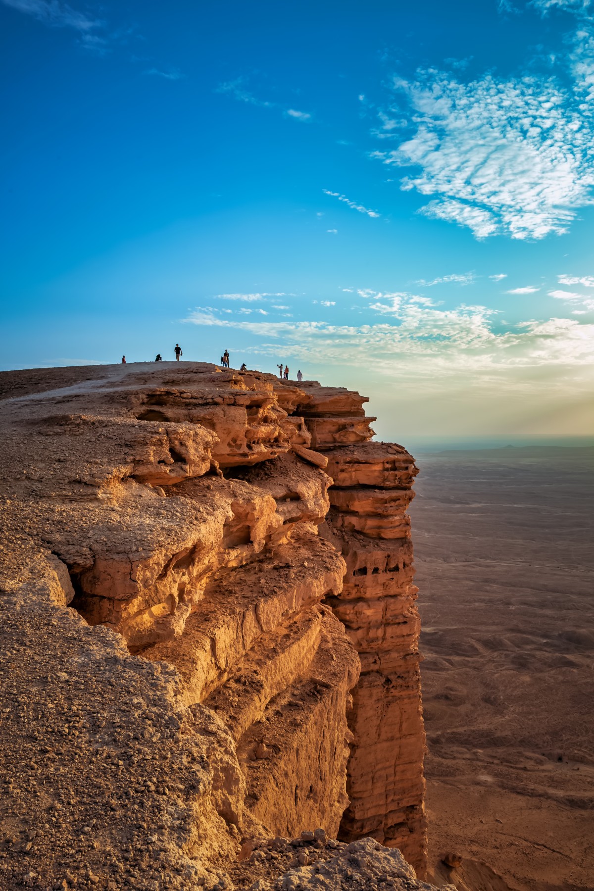 The Edge of the World is a natural landmark and popular tourist destination near Riyadh 