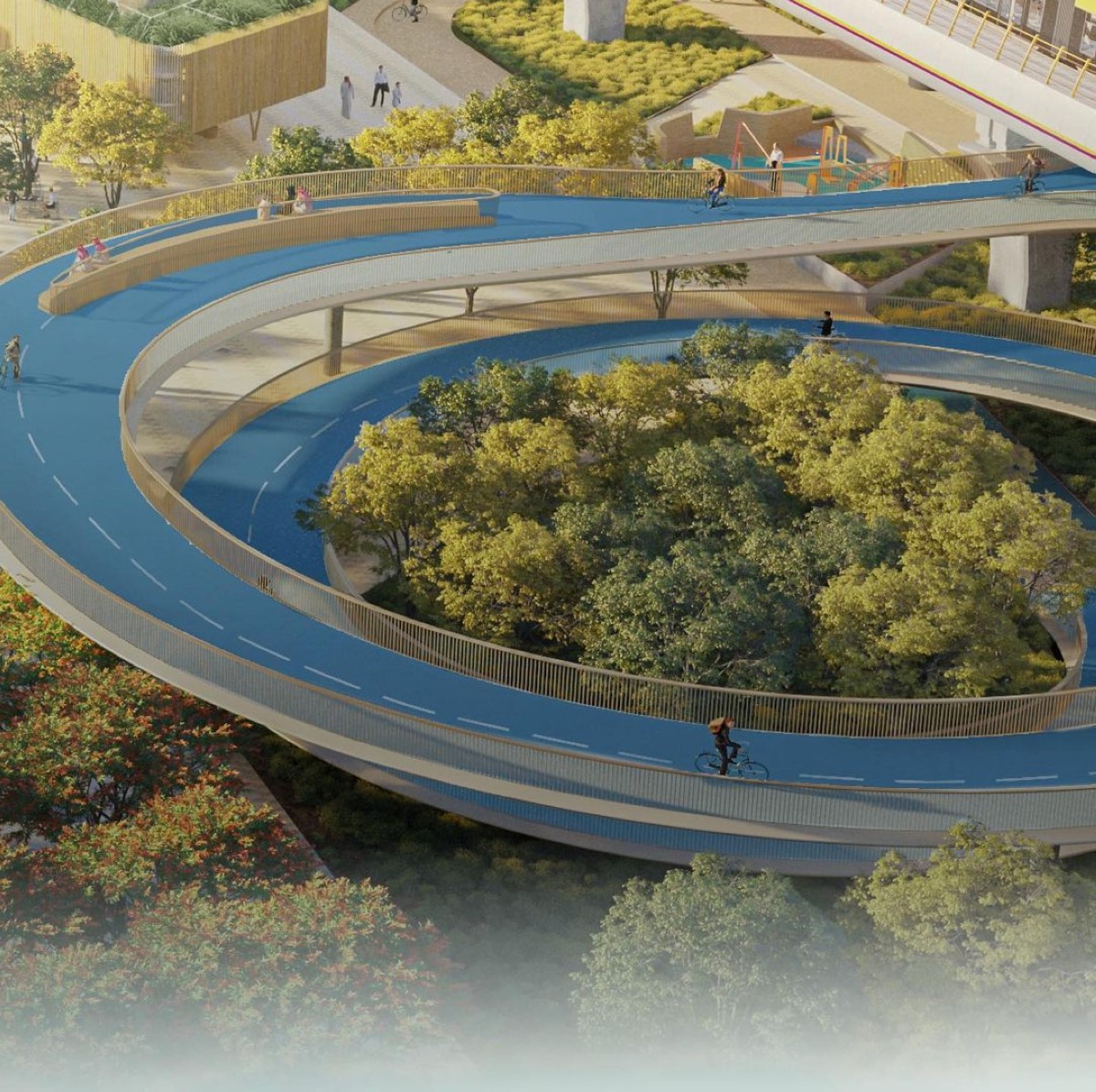Sports Boulevard: Cycle Path