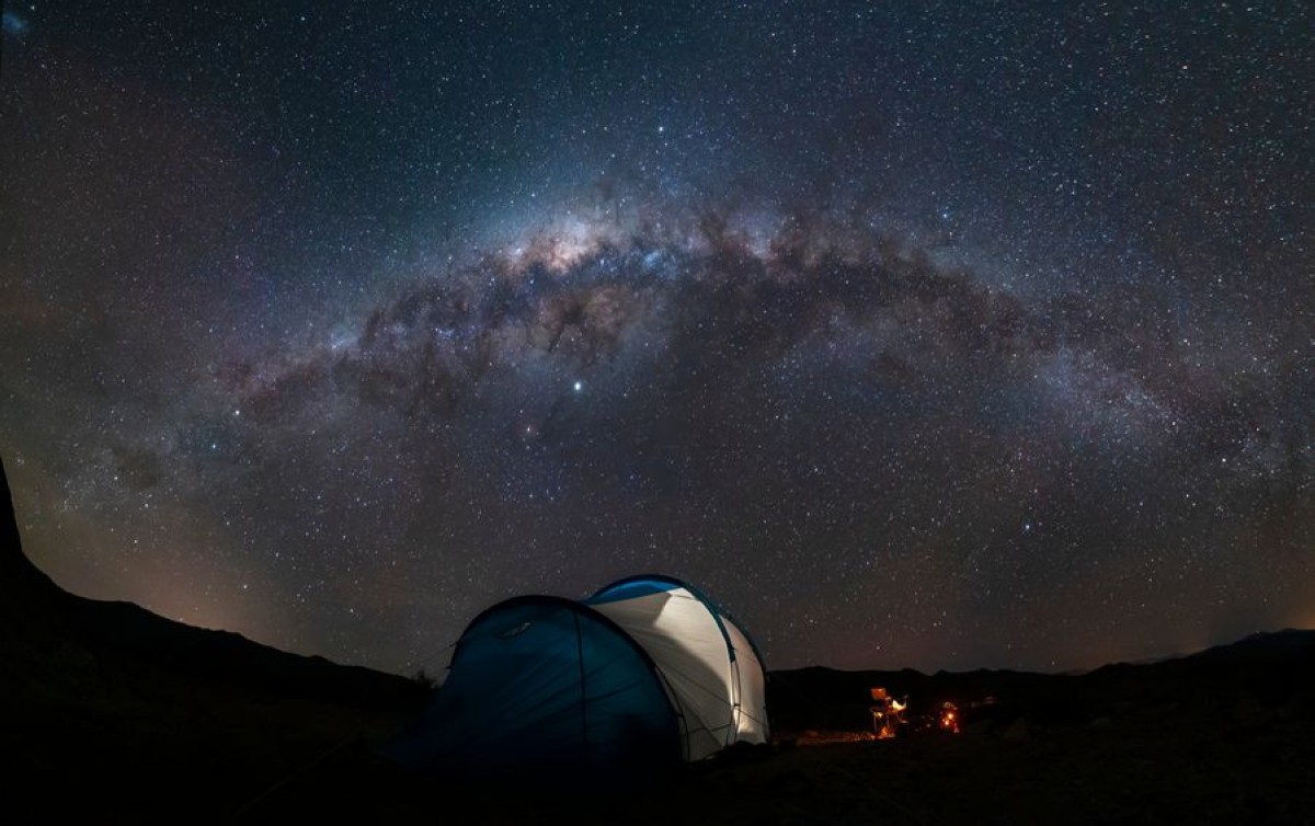 Moon Valley has the perfect conditions for camping and stargazing during the winter months 