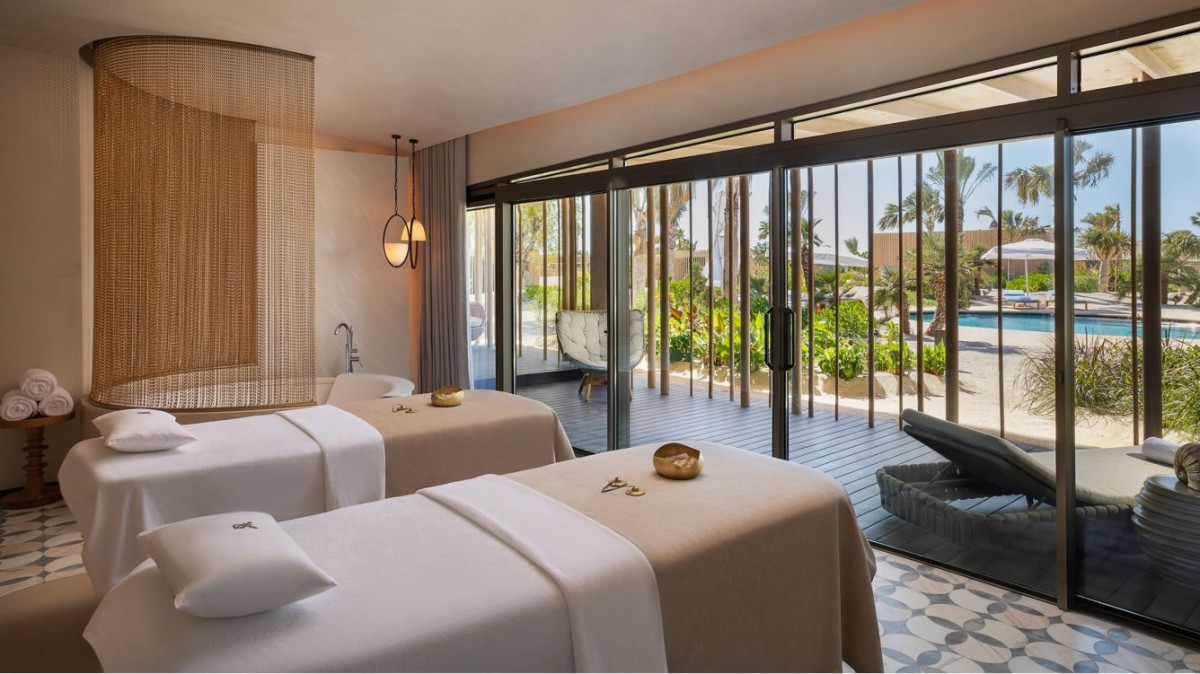 Spoil yourself with a gold facial at the St Regis Red Sea Spa