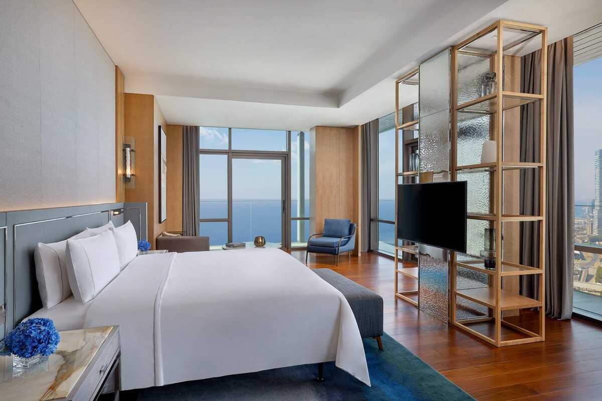 Enjoy the incredible views from your suite at the Shangri-La Jeddah