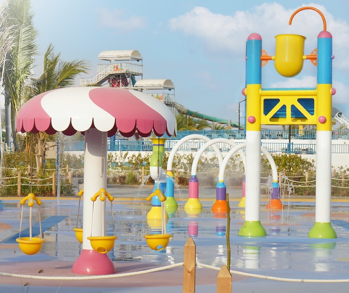 Kids of all ages will love Cyan Waterpark. Image courtesy of Cyan Waterpark