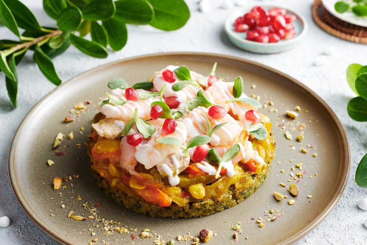 The eggplant shrimp is a fan favourite at Niyyali