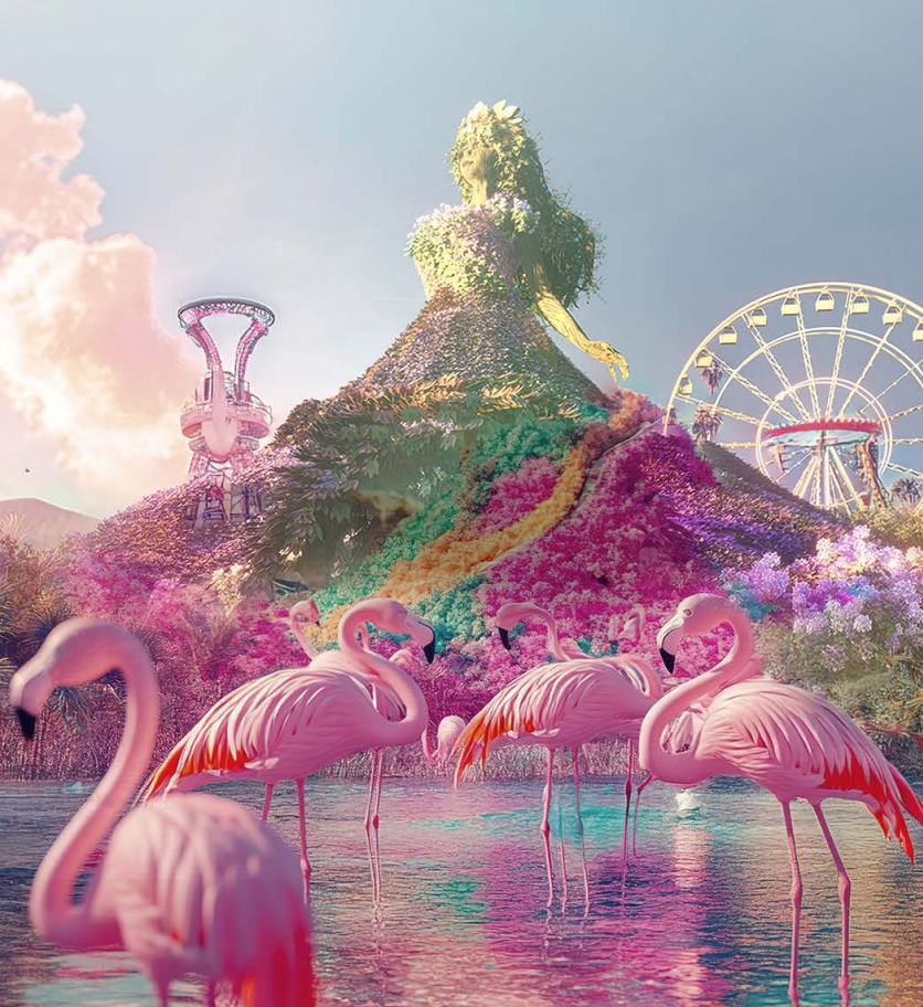 Wonder Garden & Pink Lake