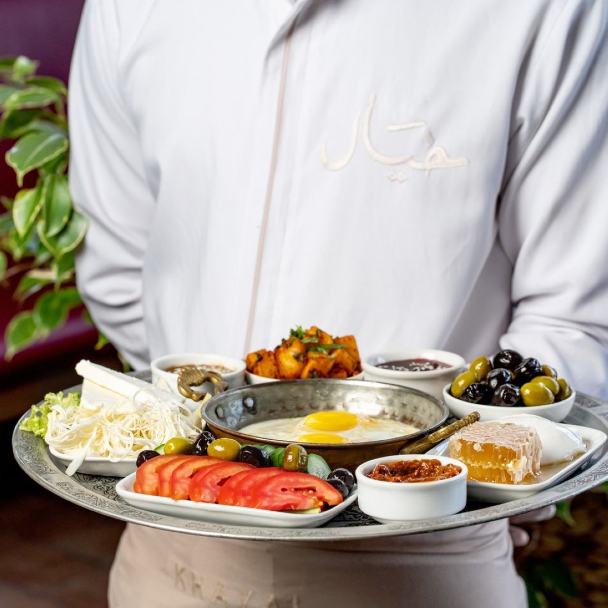 The breakfast spread at Khayal is legendary