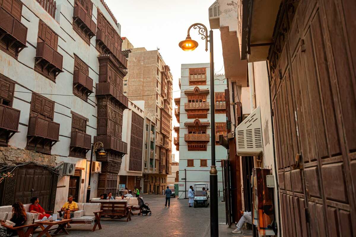 Wander through the pretty streets of Al Balad