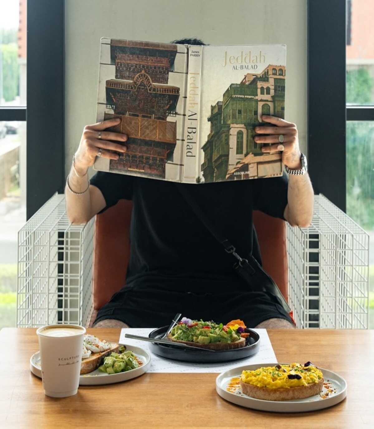 Enjoy a side of artwork with your coffee at Sculpture