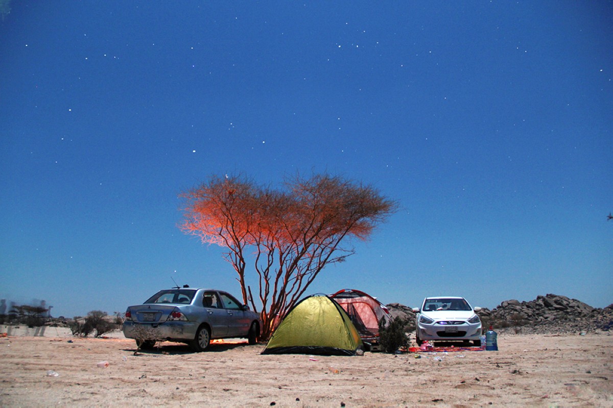 Fall asleep under the stars on a camping trip to Moon Valley