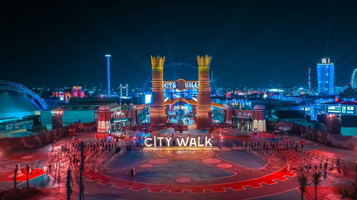 City Walk has a spooky horror village 
