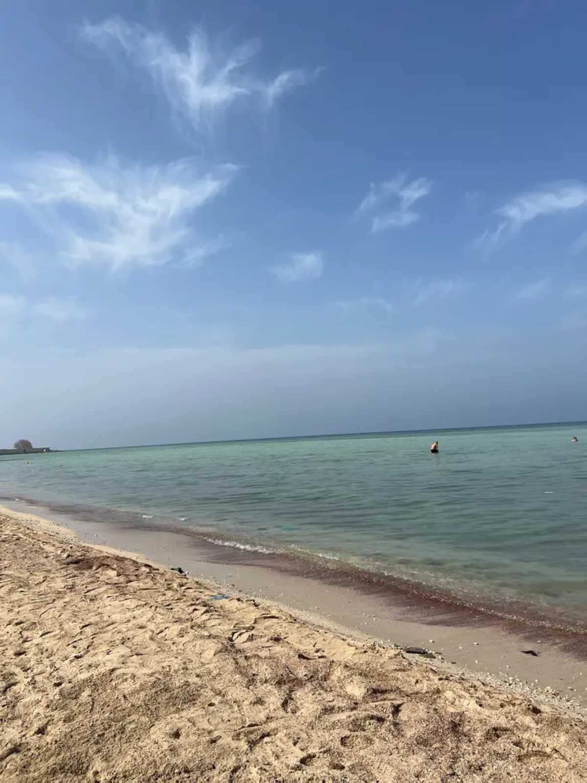 The warm shallow waters of Khaleej Salman