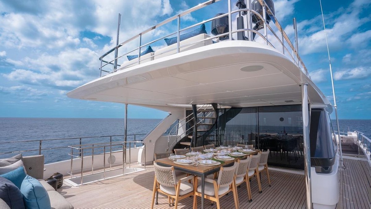 Treat yourself to a chartered yacht and take a day trip to nearby islands