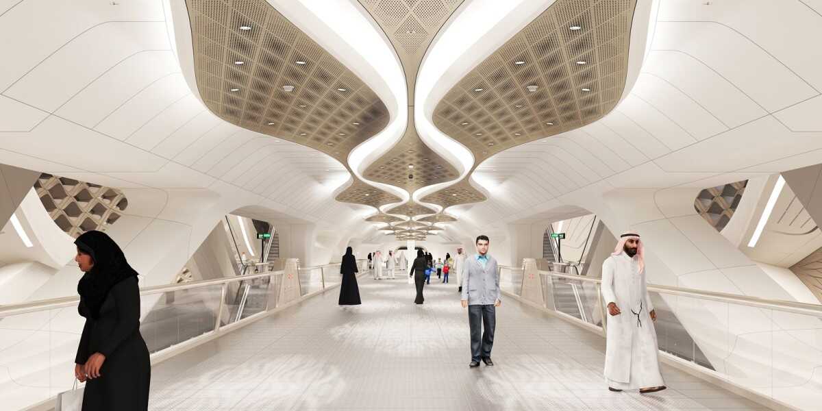 Riyadh Metro: Zaha Hadid designed KAFD Station