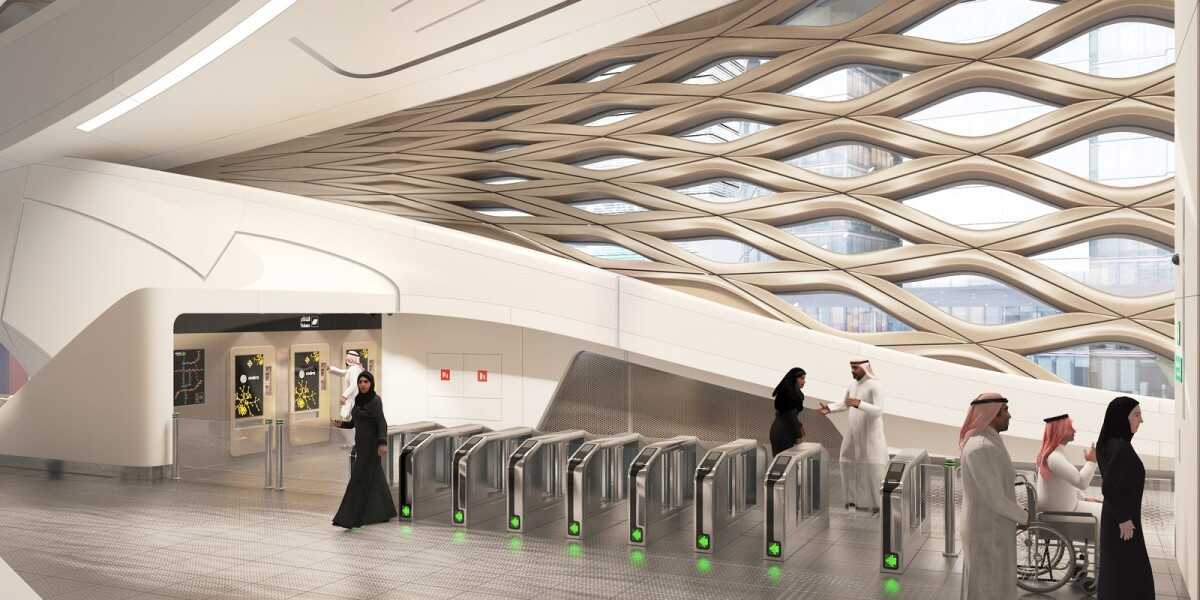 Riyadh Metro: Zaha Hadid designed KAFD Station