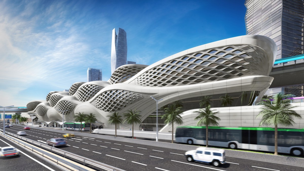 Riyadh Metro: Zaha Hadid designed KAFD Station