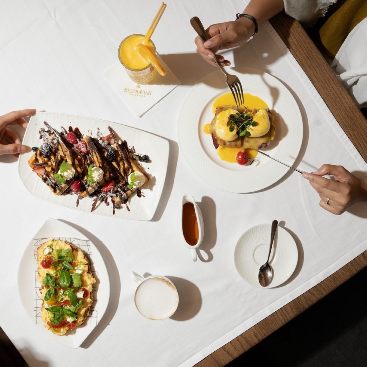 Get a taste of London luxury at the Belgravian Brasserie