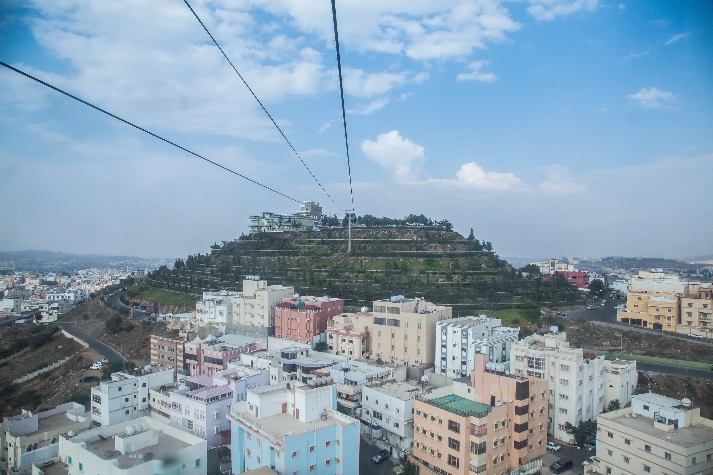 The cable car to Green Mountain in Abha
