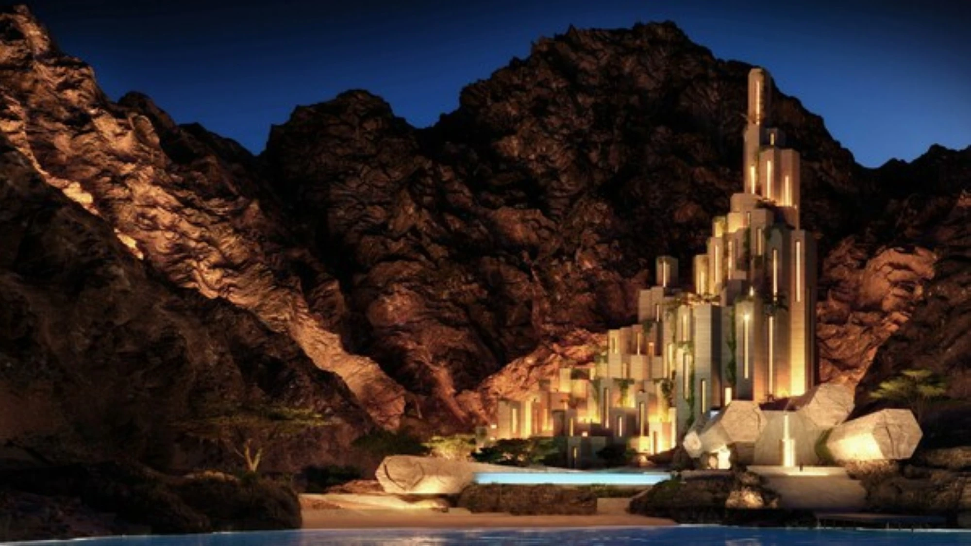Siranna, NEOM's exclusive tourism escape (PRNewsfoto/NEOM Corporate)