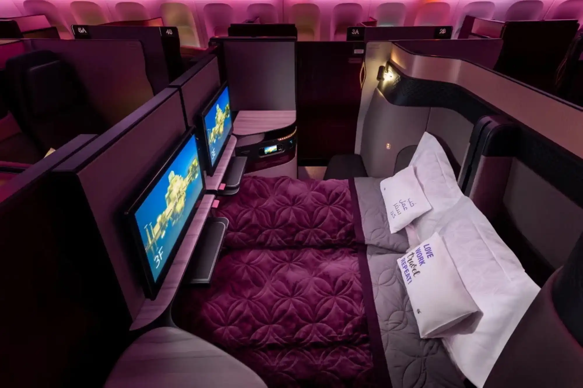 Qatar Airways Qsuite for two