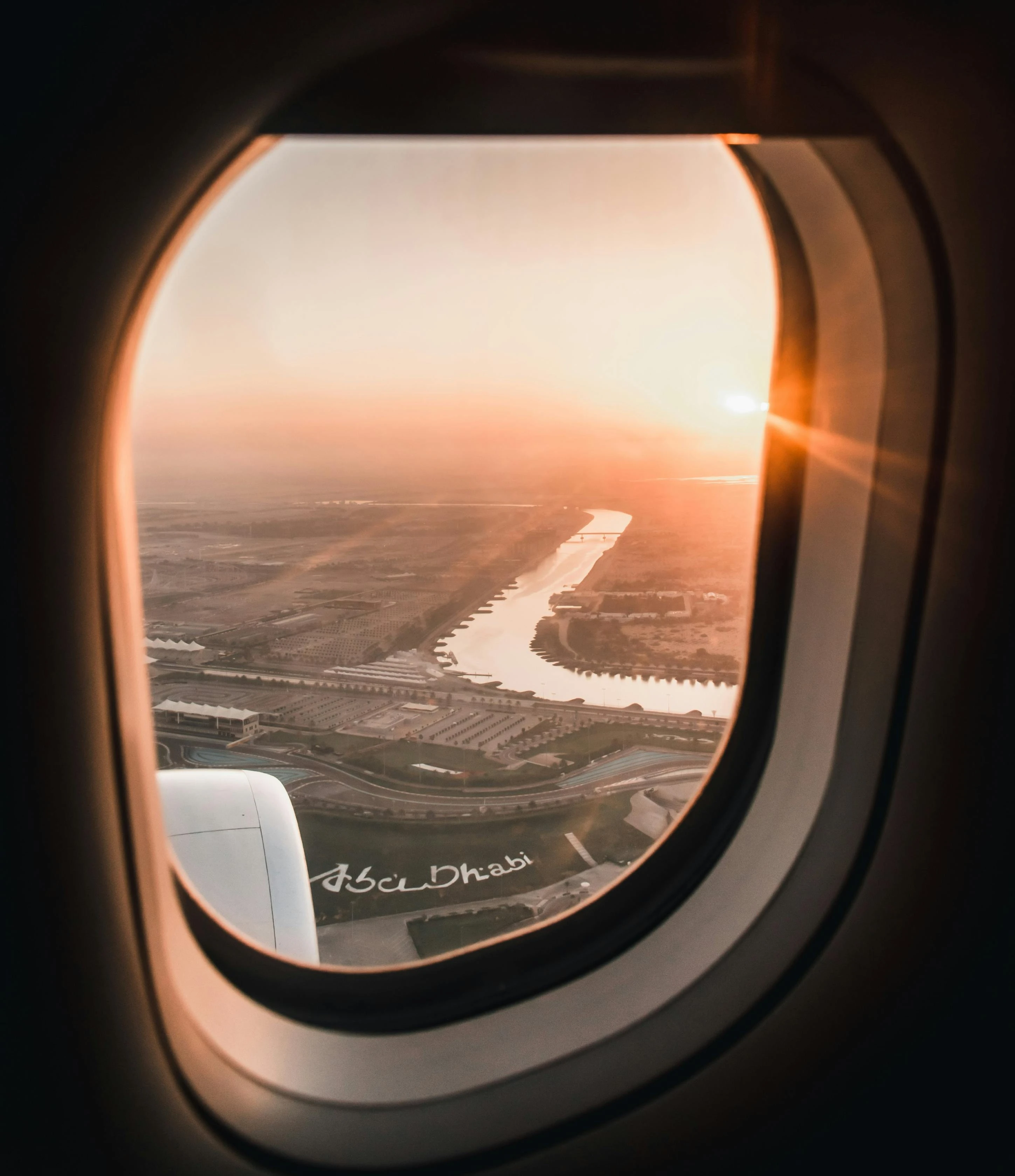 Abu Dhabi from the air. Pexels