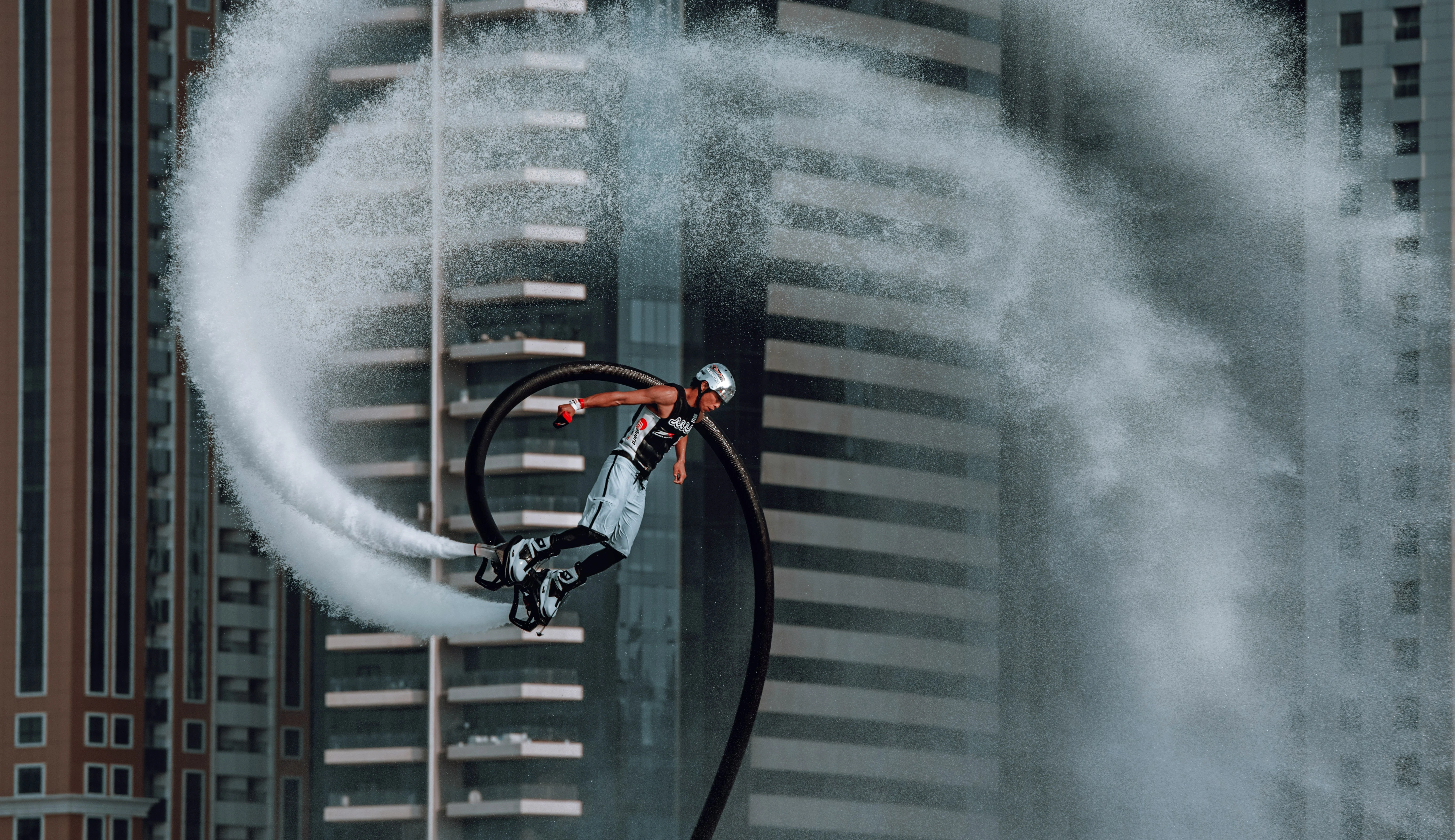 Fly boarding in the UAE. Abed Ismail/Unsplash 