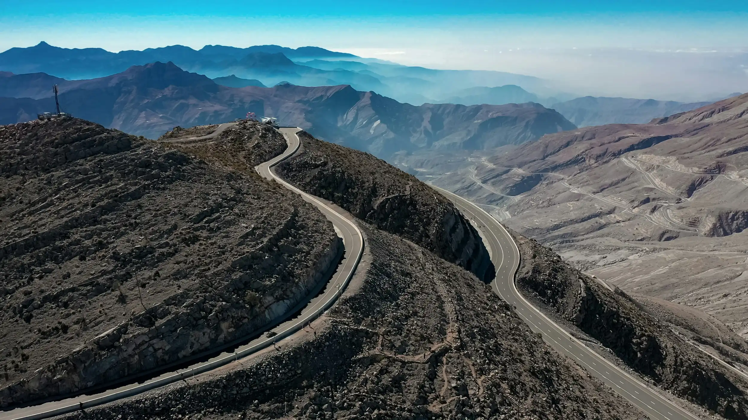Jebel Jais mountain road. Unsplash