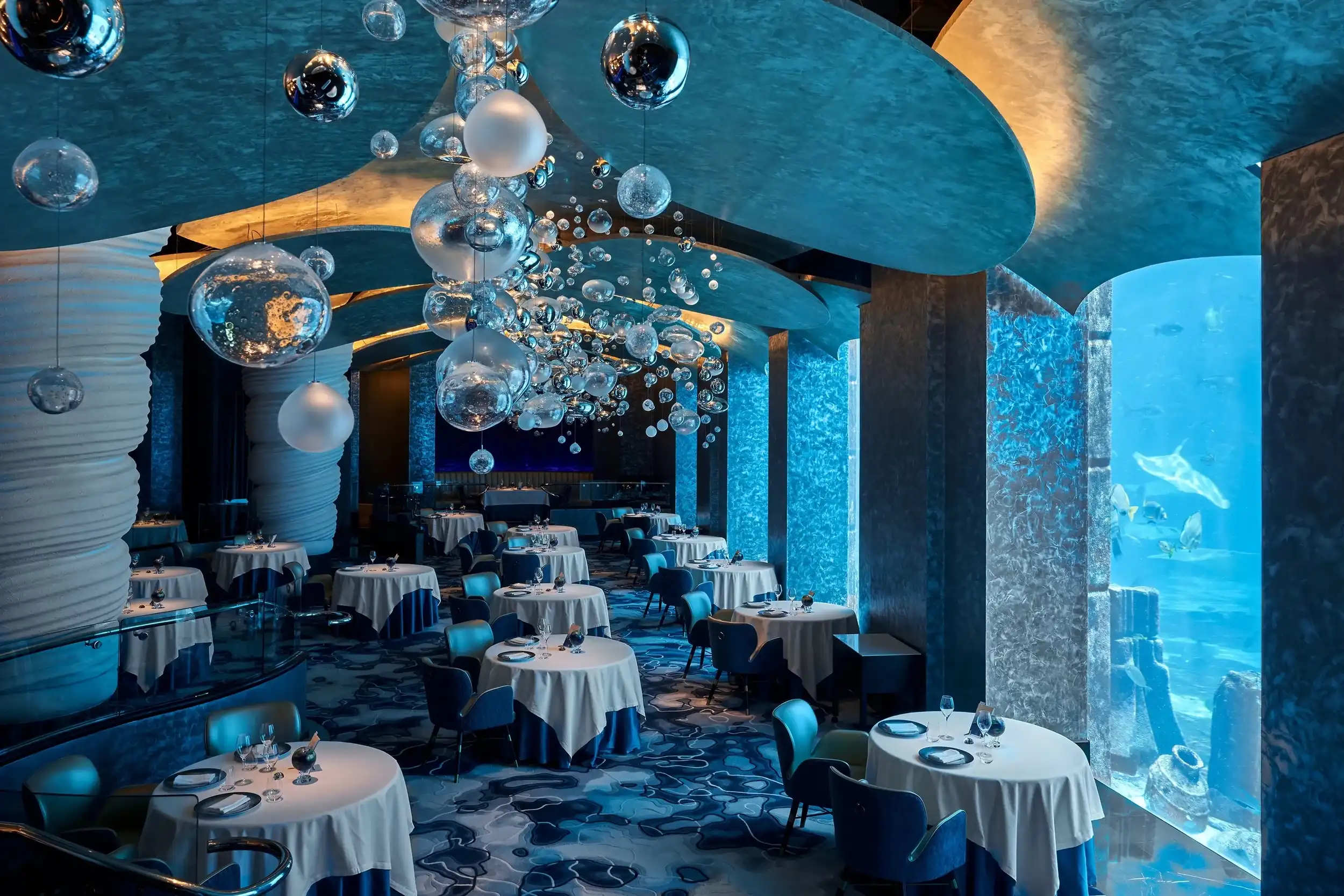 Dive into an underwater world at Ossiano