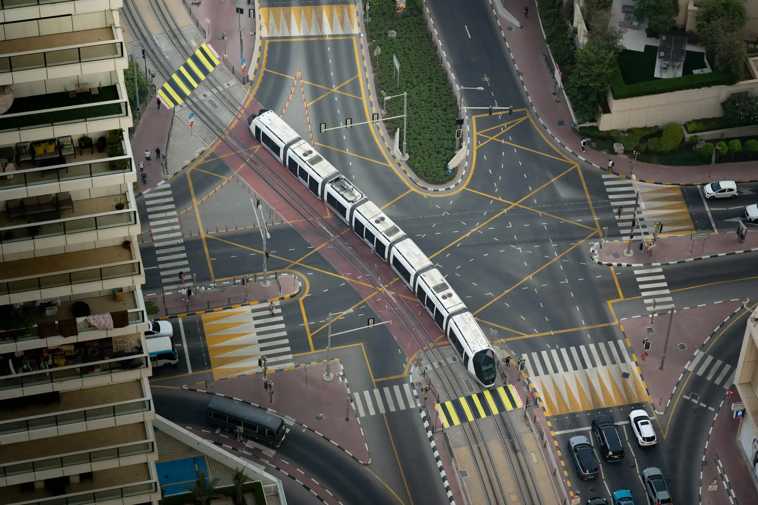 A tram in Dubai. Pexels