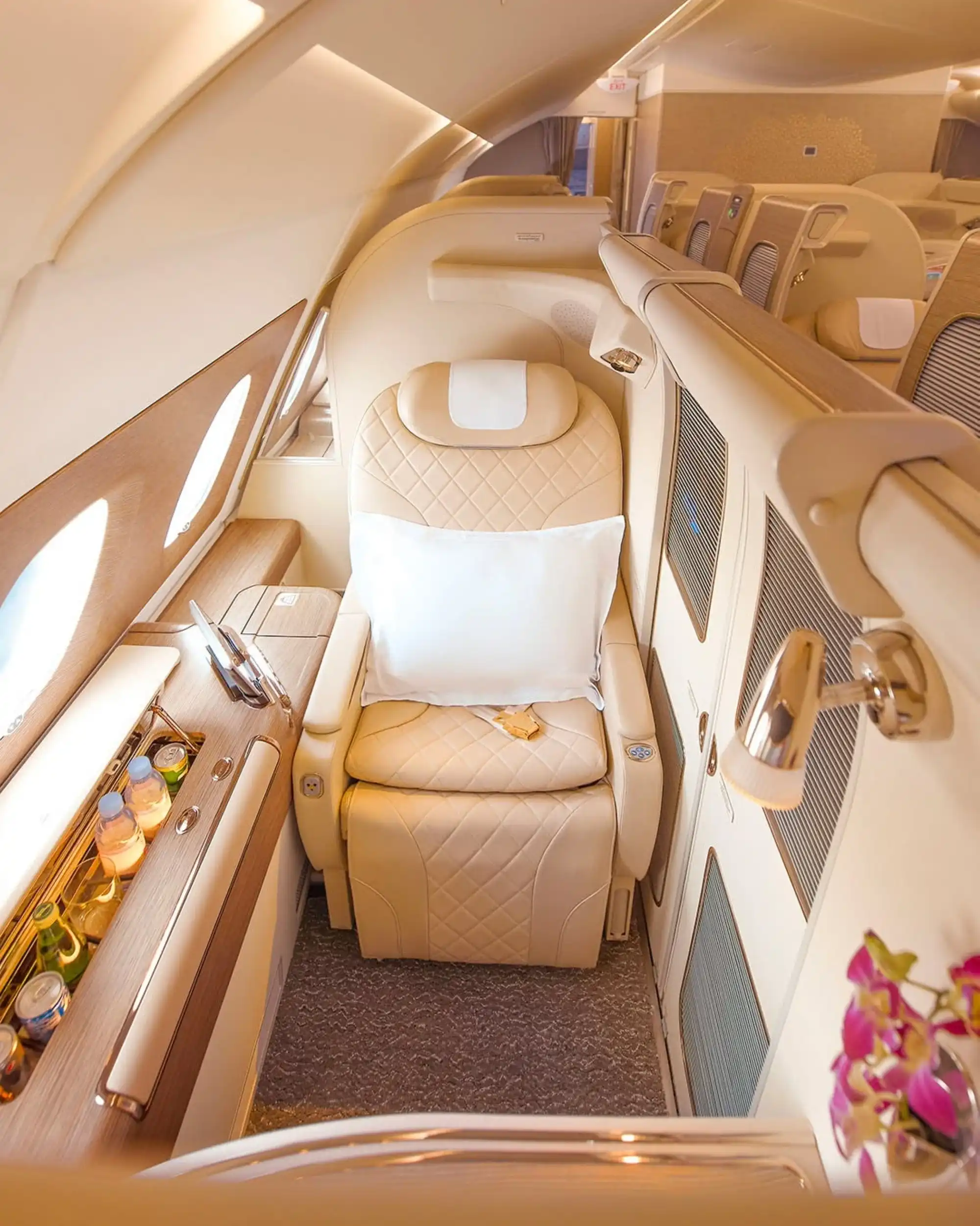 Emirates First Class suite