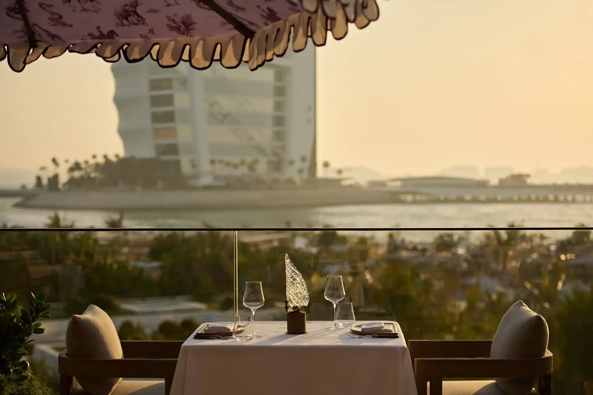 The terrace at The Cullinan