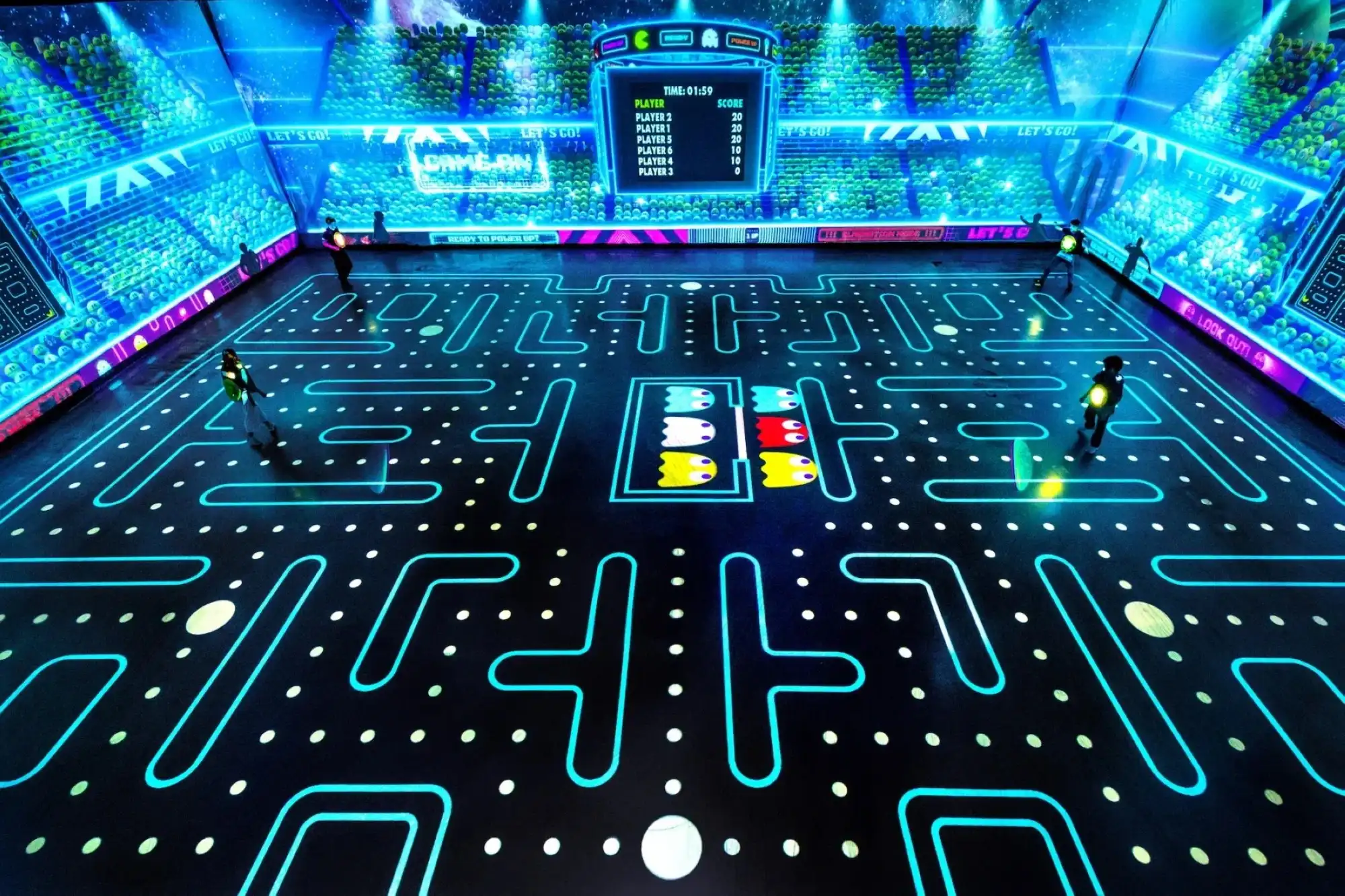 Pac-Man interactive experience