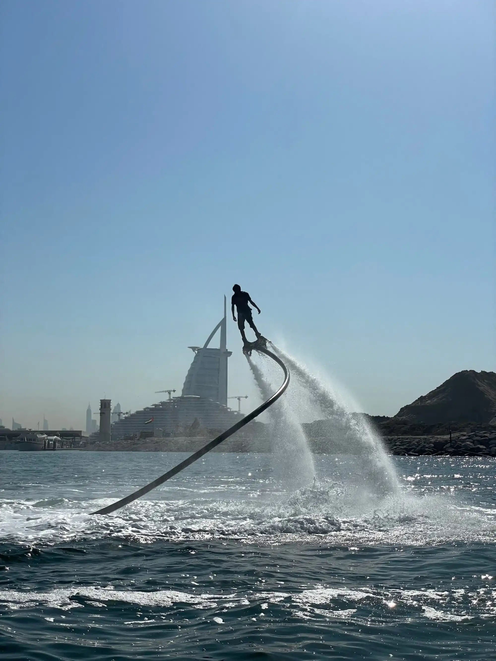 Fly boarding in Dubai