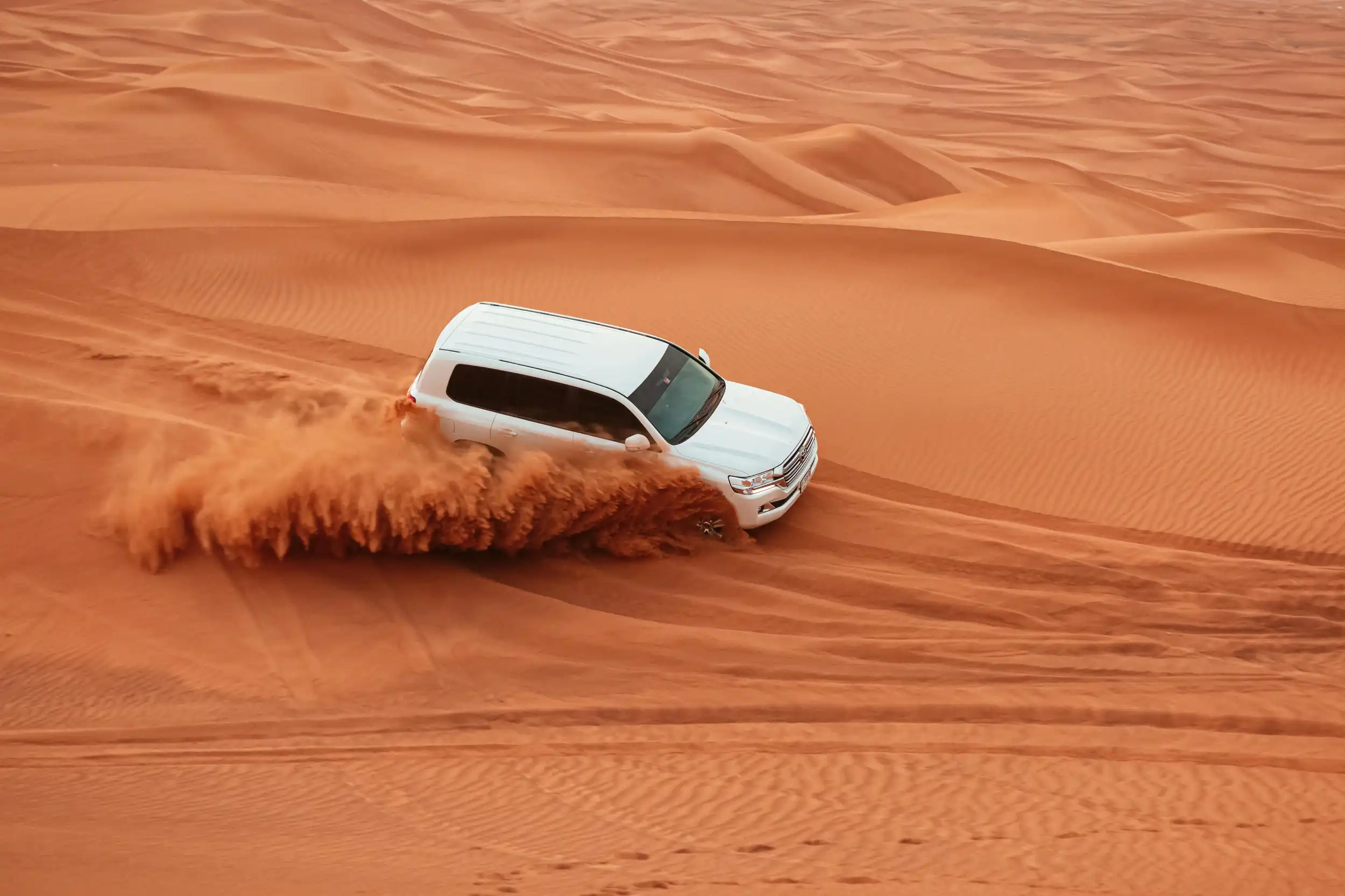 Dune bashing in the Dubai desert