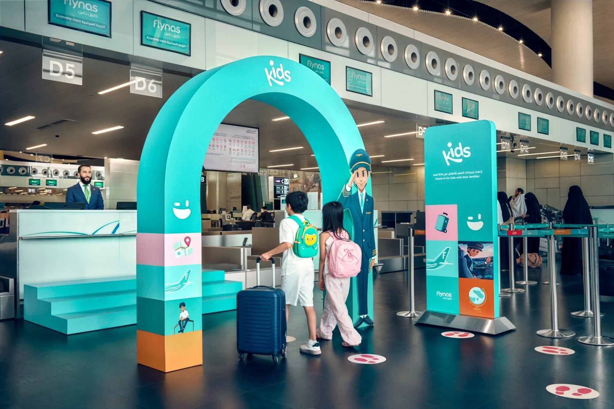 Check In Service Flynas launches dedicated family check-in service at Jeddah Airport | LIST