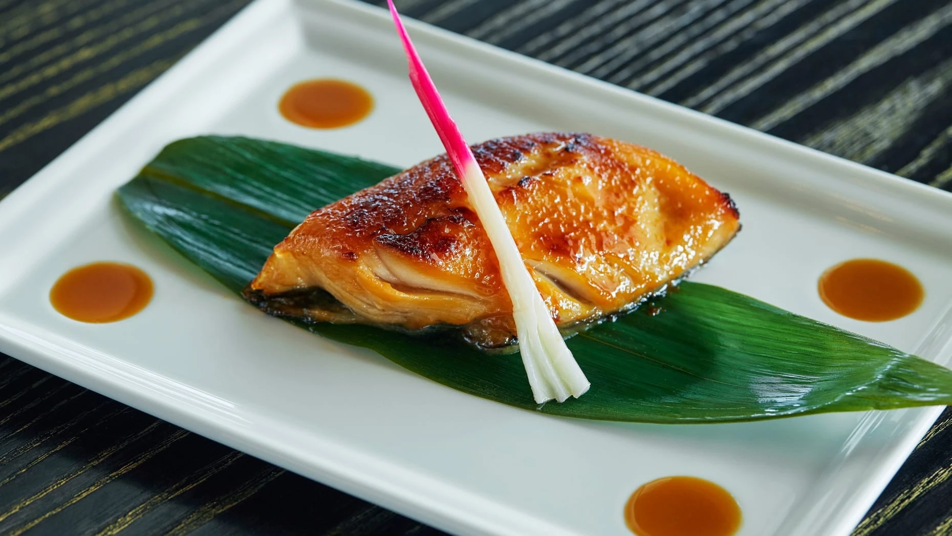 Black cod yuzu miso at Nobu Doha