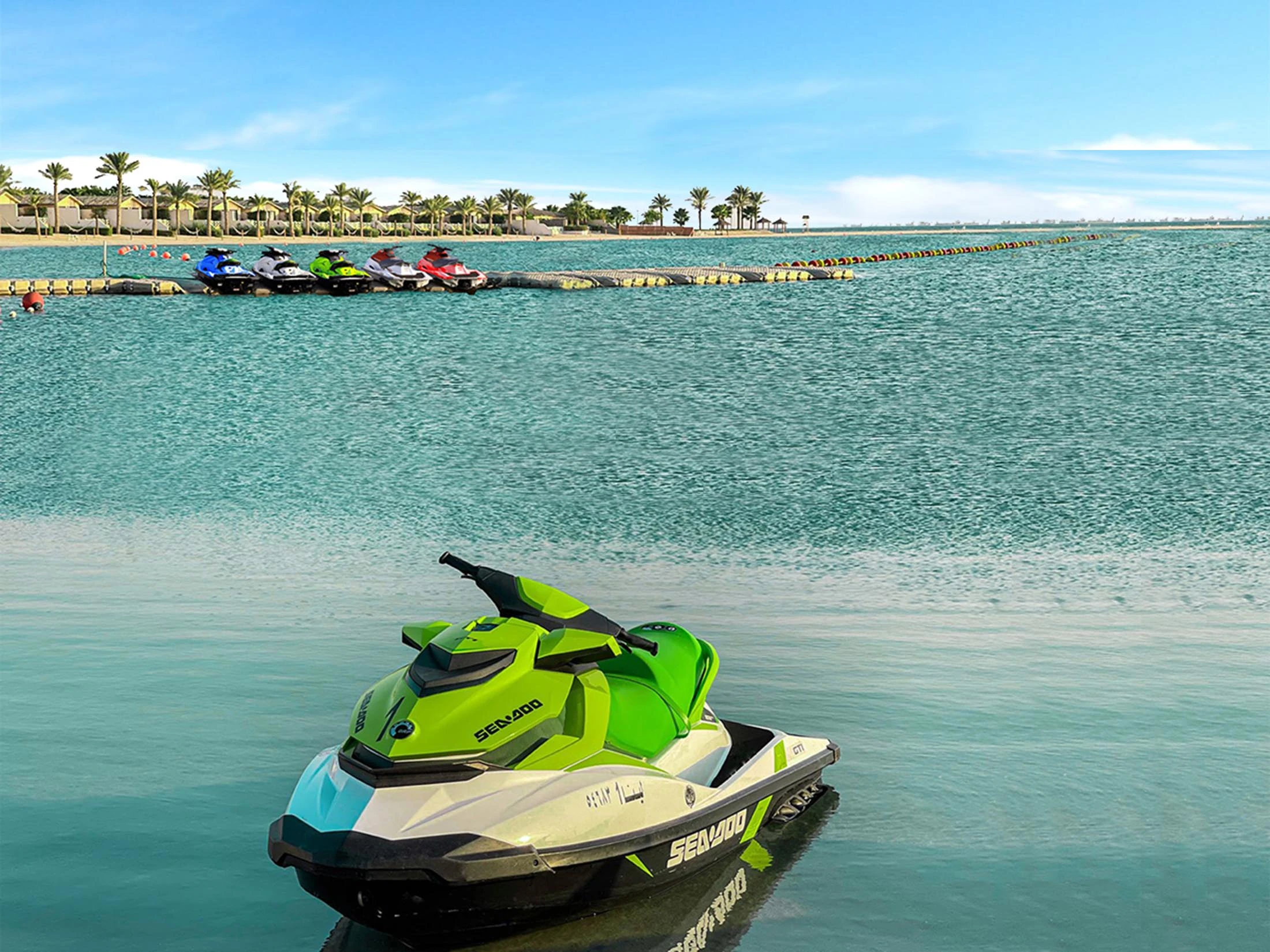 Hire a jet ski in Qatar.
