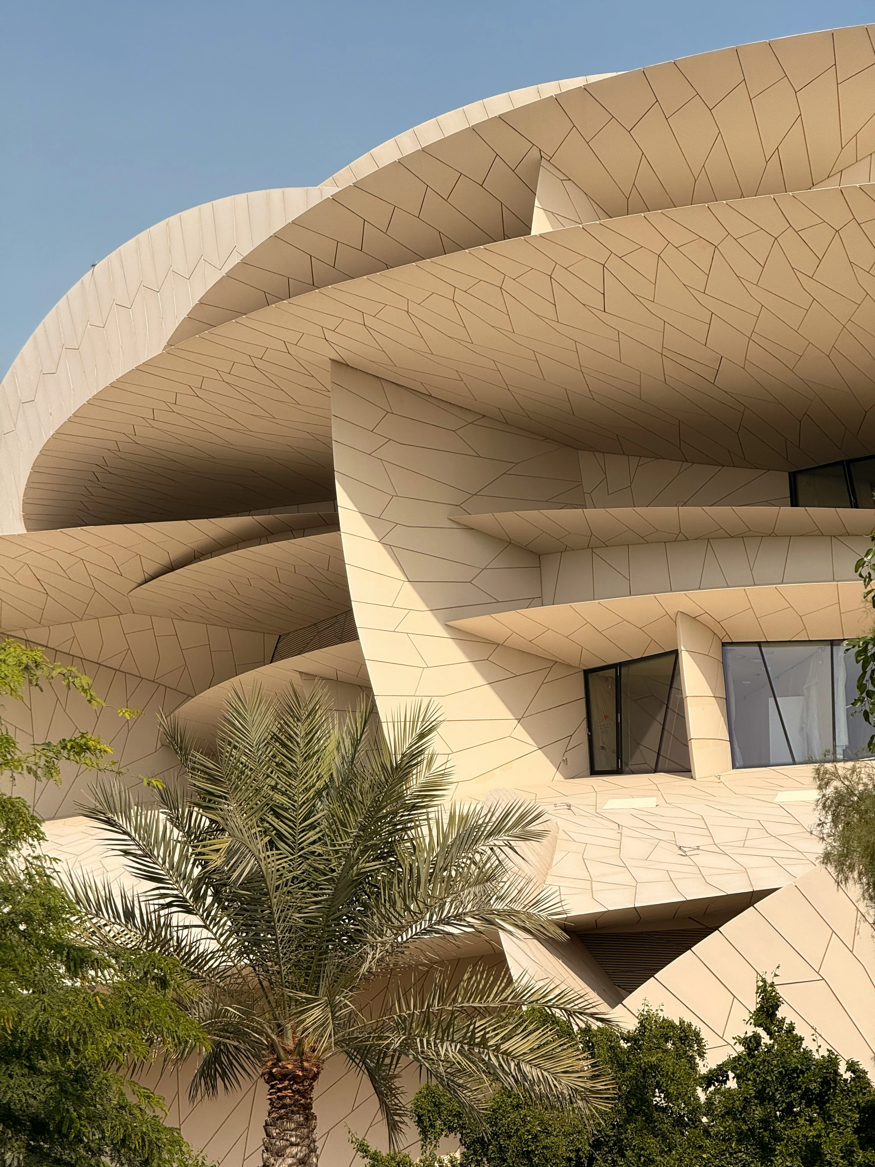 Exterior of the National Museum of Qatar. Unsplash