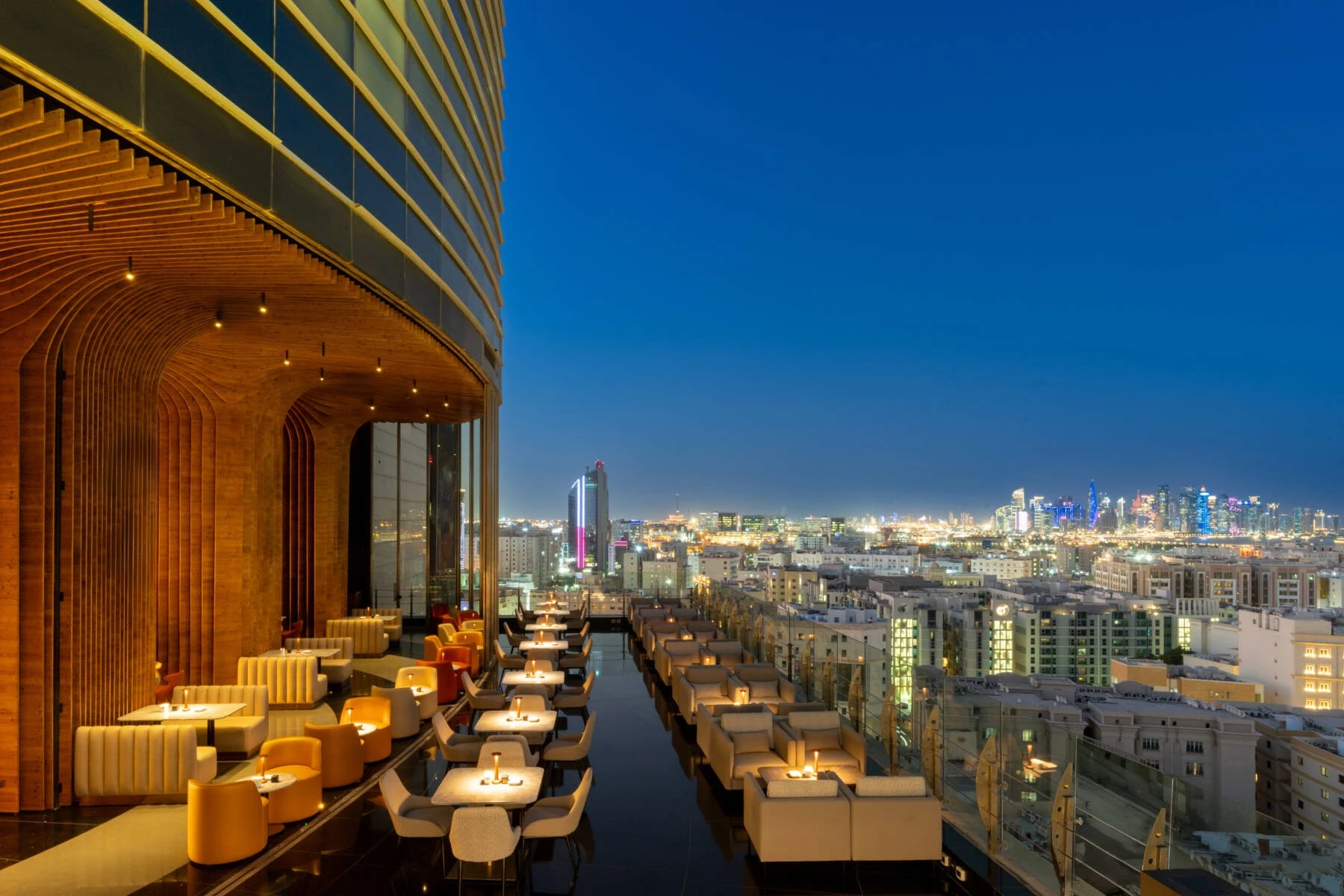 The terrace at Sky View