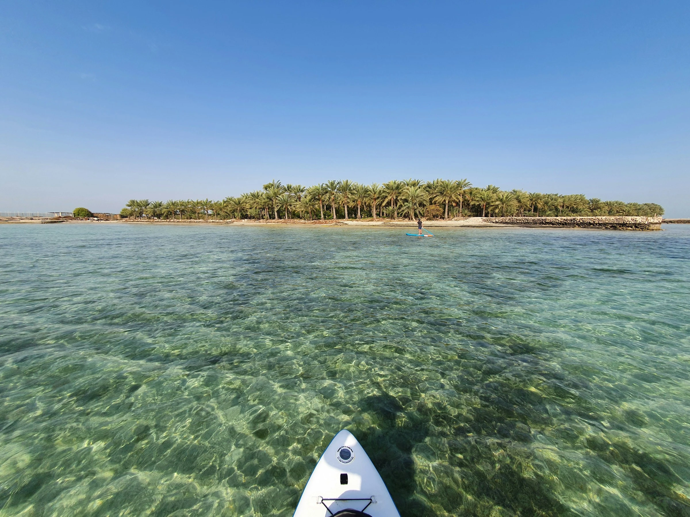 The clear waters surrounding Bahrain. Unsplash