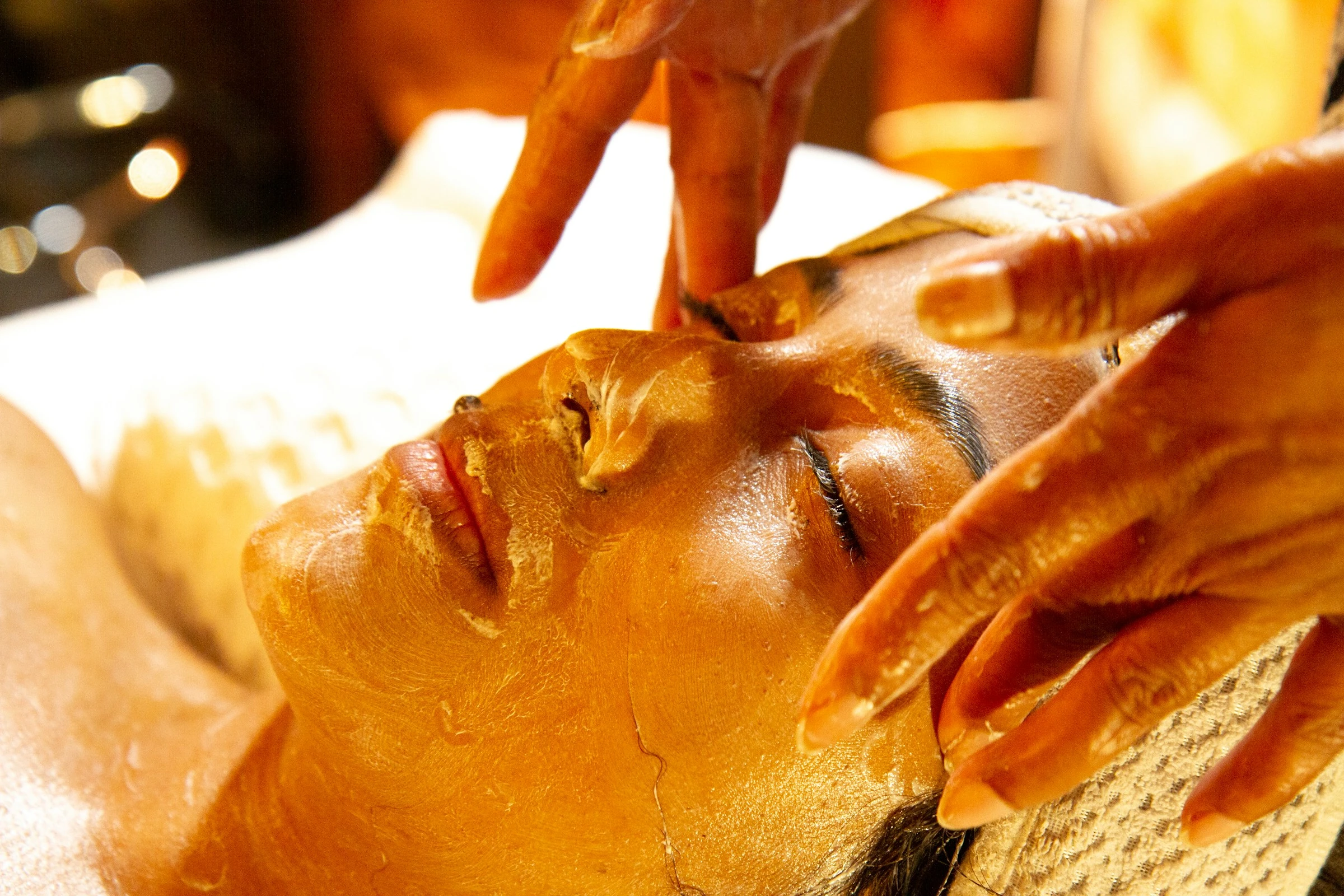 Enjoy a rejuvenating facial. Unsplash