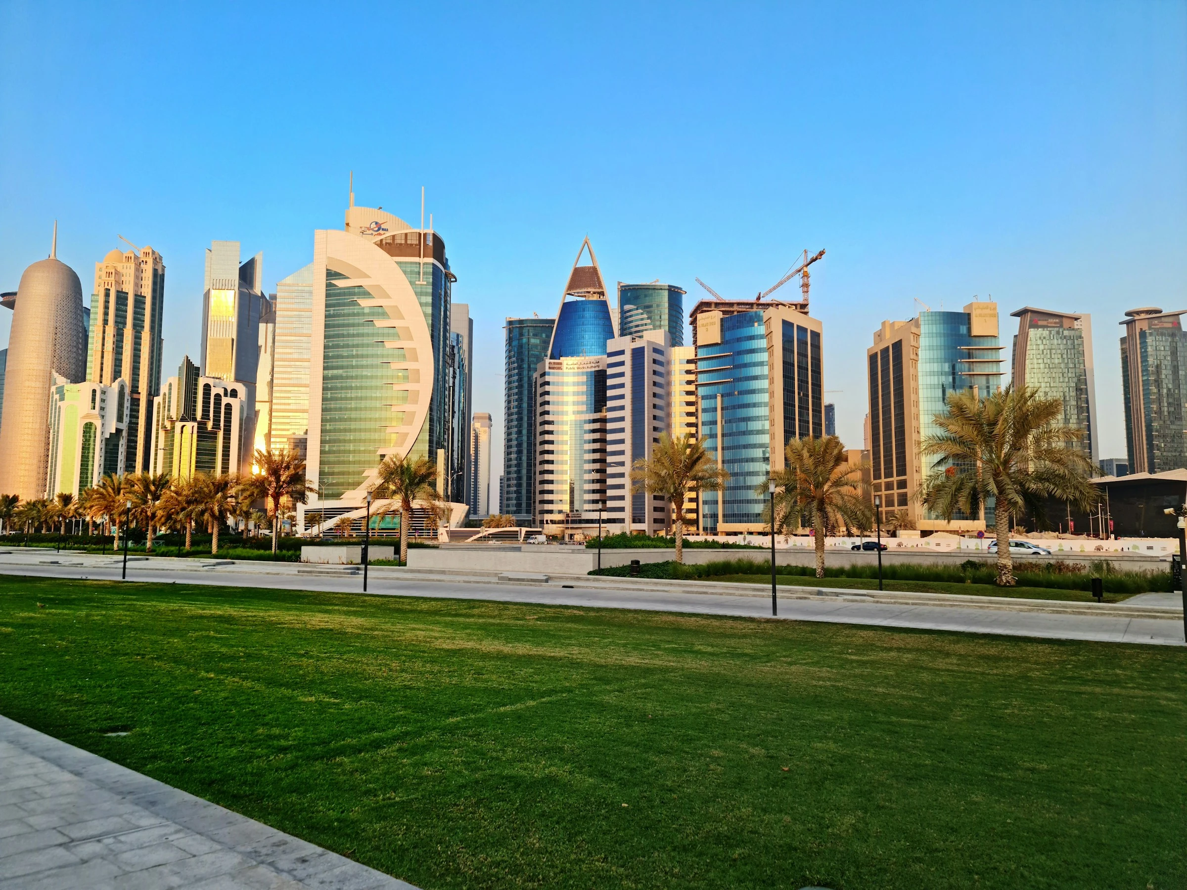 The skyline in West Bay, Doha. Unsplash