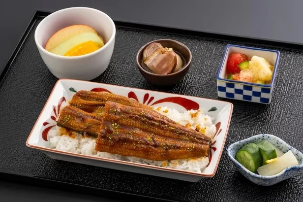 Carefully prepared food on Japan Airlines