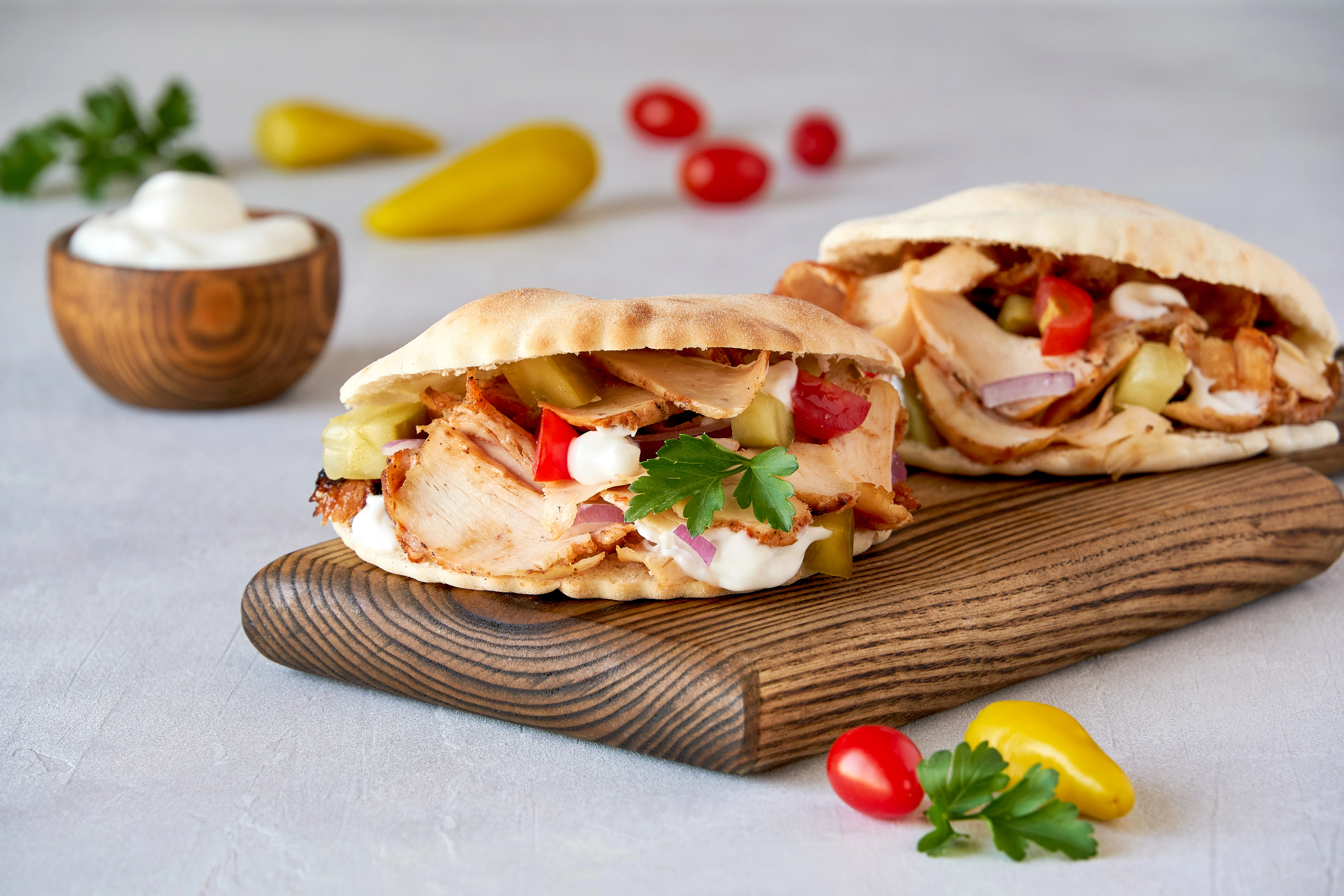 Delicious street food like shawarma is the perfect way to fill up on a budget