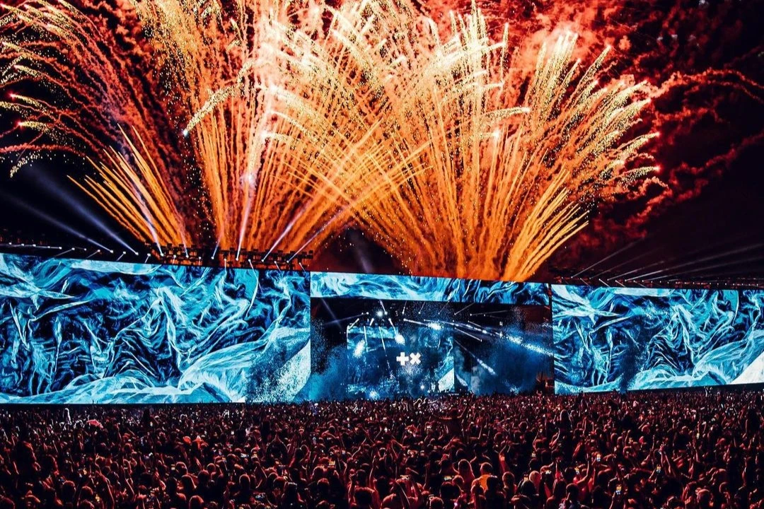 Fireworks and big screens at the Riyadh MDL Beast concert