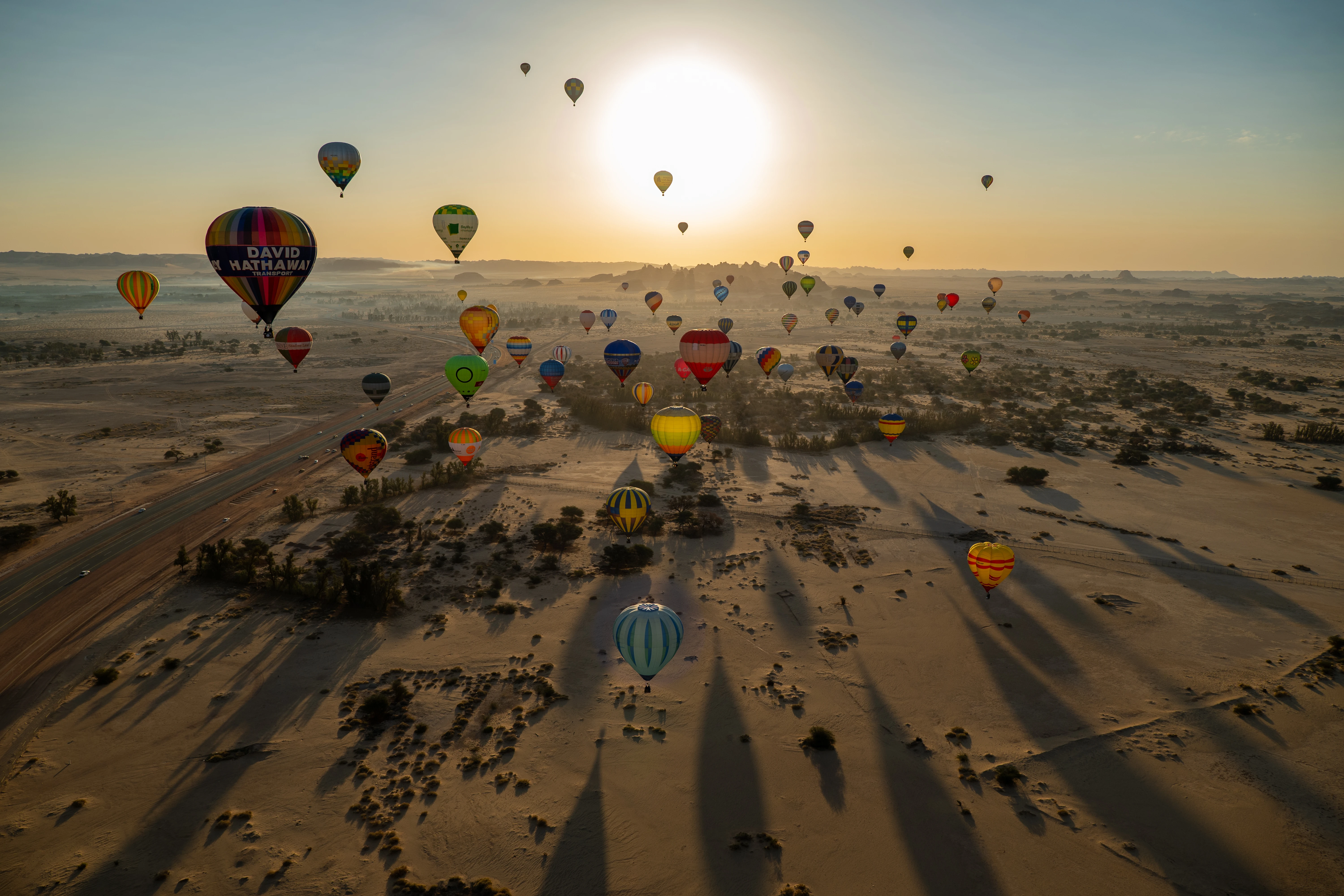 Enjoy an unmatched view of AlUla from the sky above