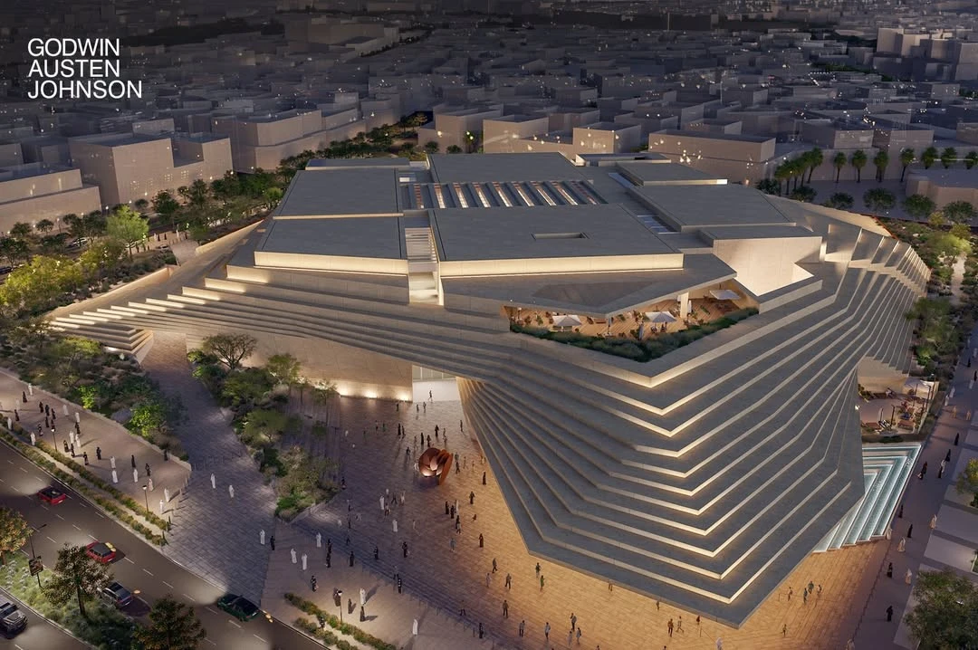 Render of SAMOCA Diriyah Riyadh Museum