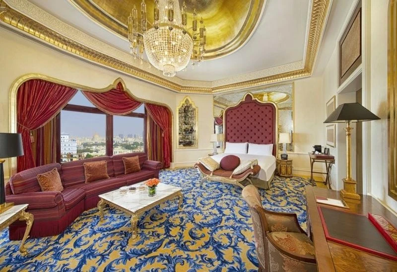 Interior of a suite at the Waldorf Astoria Jeddah Qasr Al Sharq