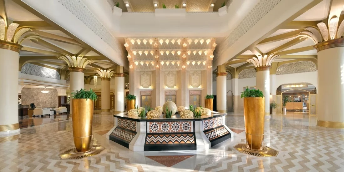 The lobby of the InterContinental Jeddah