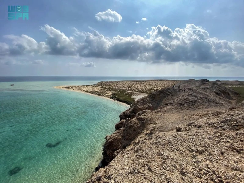 Beautifully clear waters in Al Lith.