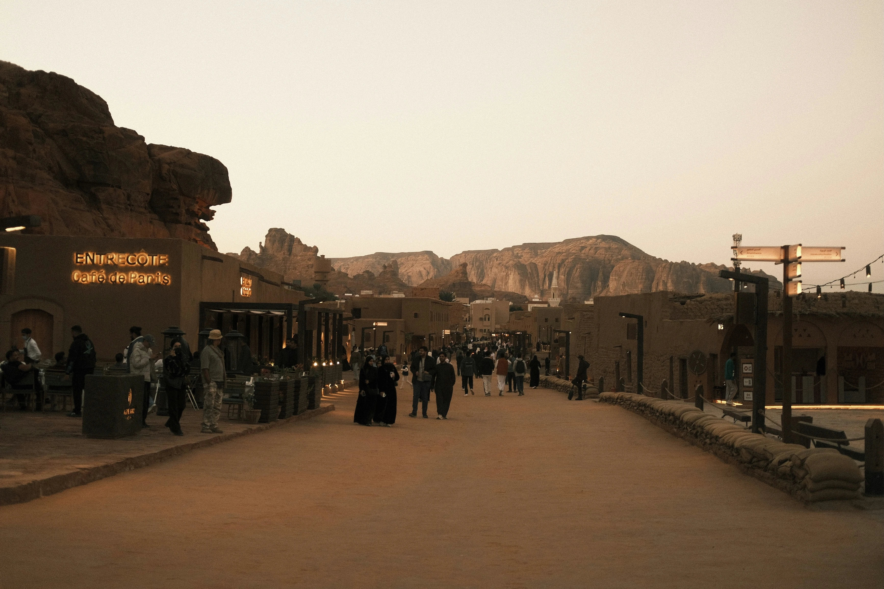 Wander through the Old Town of AlUla. Unsplash